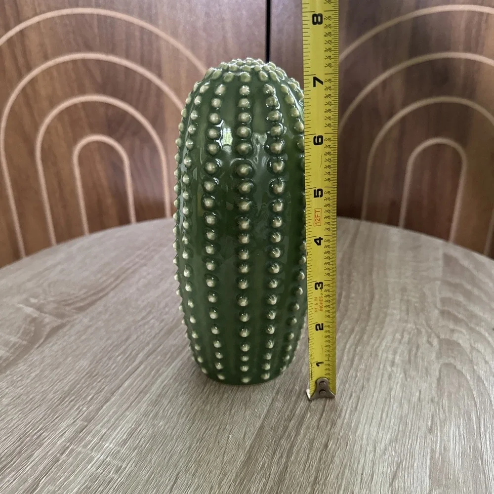 IKEA SJALSLIGT Green w White Dots Cactus Replacement Decorative Figure Ceramic